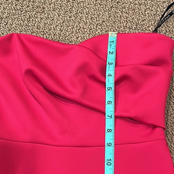 Black Halo Eve Katiyah Strapless Red Mermaid Gown Sweetheart Neckline - Picture 2 of 8